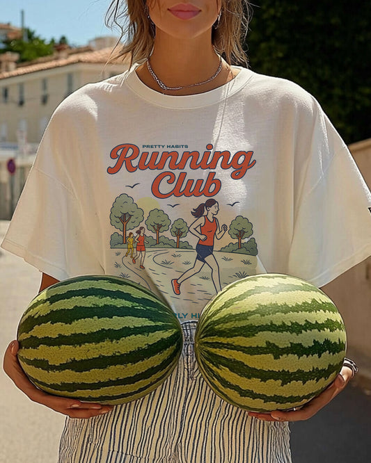 Vintage Running Club Oversized T-Shirt