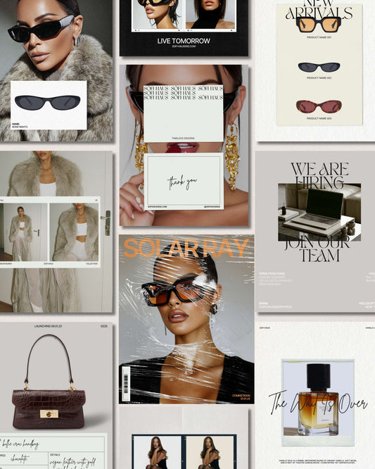 54 Neutral Instagram Canva Templates